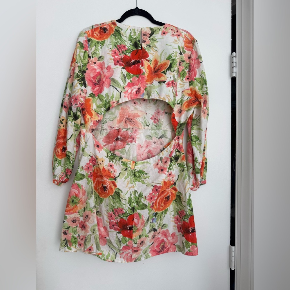 Zara Multicolor Floral Print Top - Picture 3 of 3